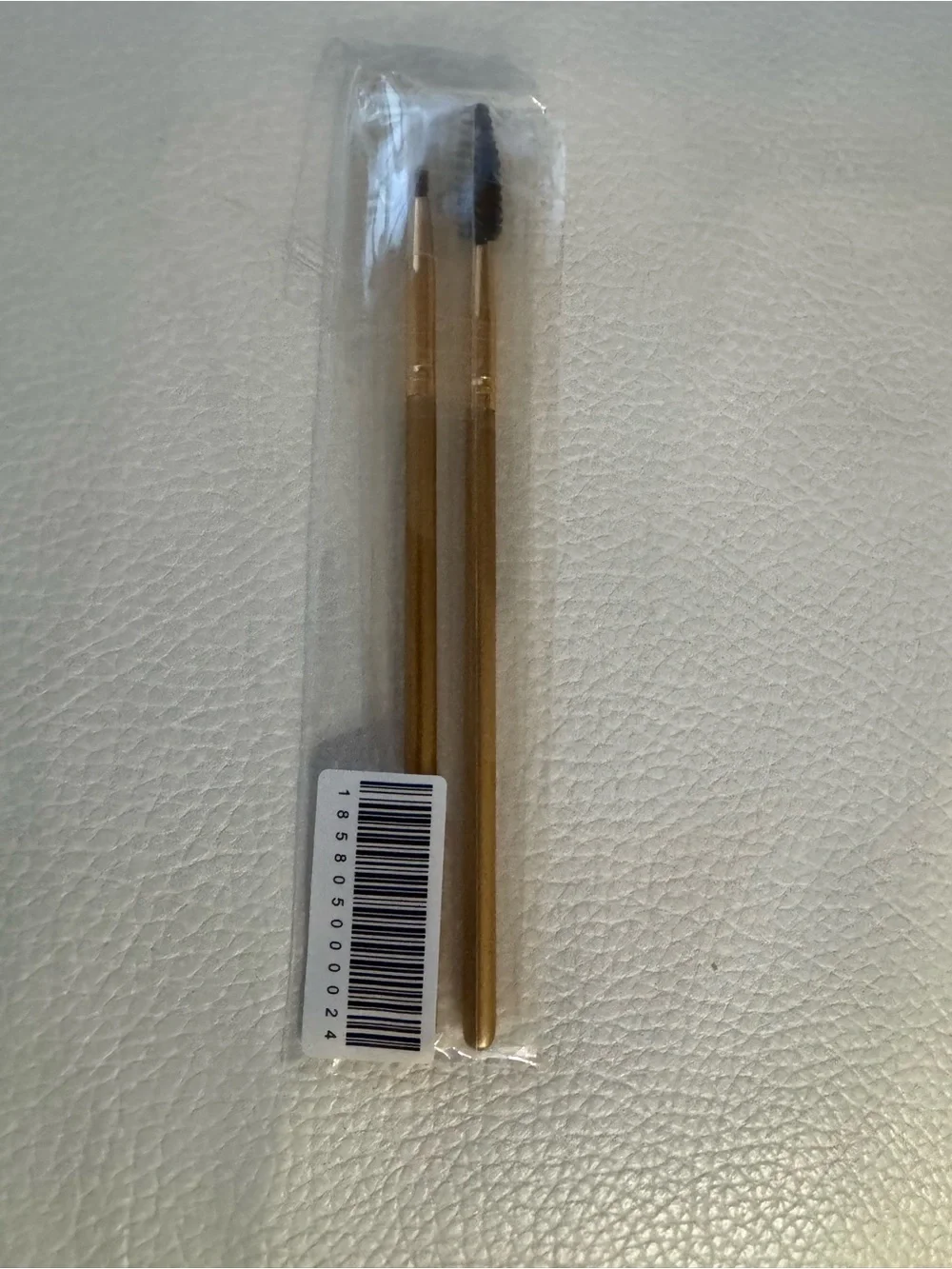 Gold eyebrow eyelash and eyeliner Brush Set new and unused vintage vibes
